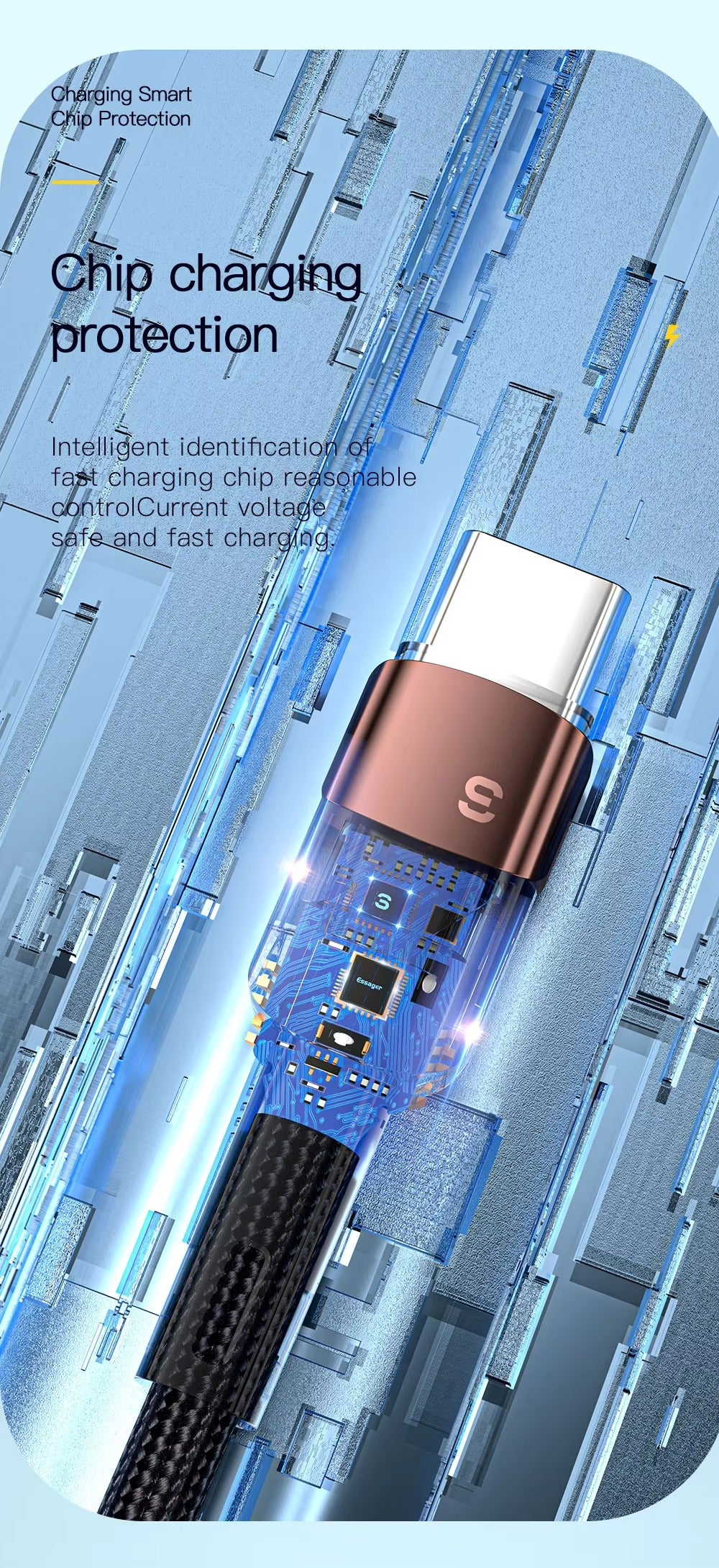 High Power 7A USB-A to USB-C Fast Charging Cable – 80W/100W Quick Charge Cord, 480Mbps Data Sync, Durable Aluminum Braided Wire, 0.5m 1m 2m 3m Options