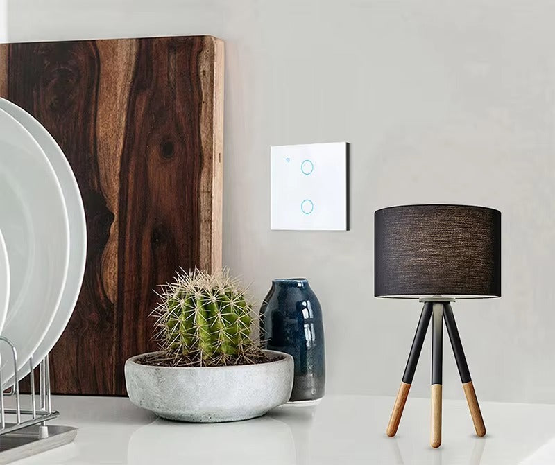 High Quality Smart WiFi Light Switch for iPhone, No Neutral Wire Required, Touch Sensor Wall Switch with App Control and Apple Home Compatibility