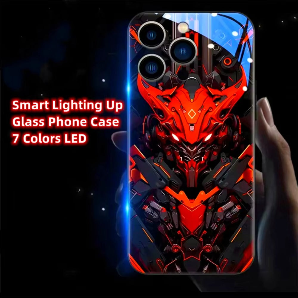 Premium Apple iPhone Case, MagSafe Compatible, Camera Lens and Screen Protection, Ultra Thin, Shockproof, Magnetic, Full All Around Protection, LED Glowing Armor Cover