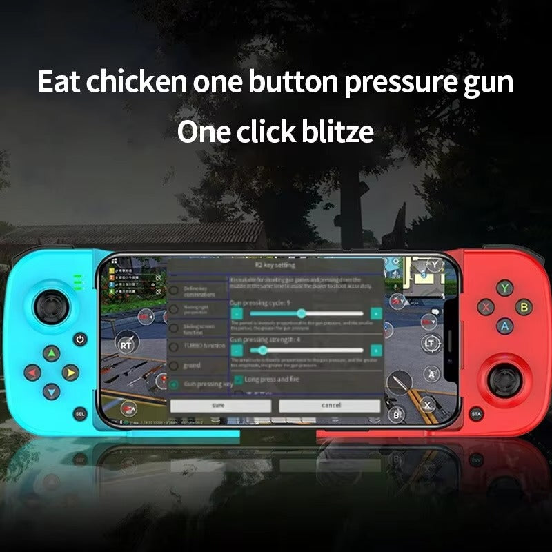 High Quality Wireless Game Controller for iPhone, Stretchable Bluetooth Gamepad, Direct-Connect Mobile Gaming Joystick 