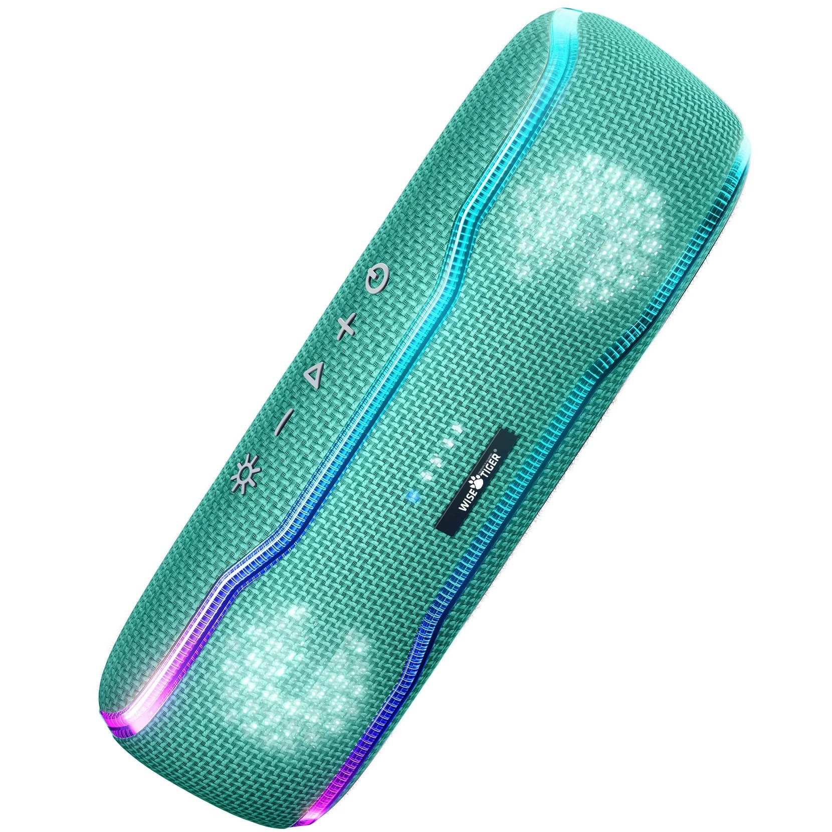 Premium Portable Bluetooth Speaker – IPX7 Waterproof Outdoor Sound Box with 25W Stereo Output, Colorful LED Lights, BT 5.3 Surround Sound System