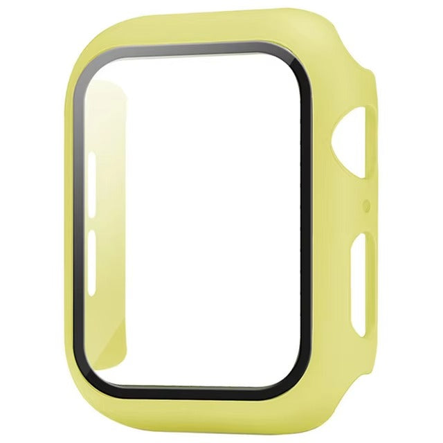 Premium Glass Screen Protector with Case Cover – Full Coverage Shockproof Protective Shell for 38mm to 45mm Smartwatch