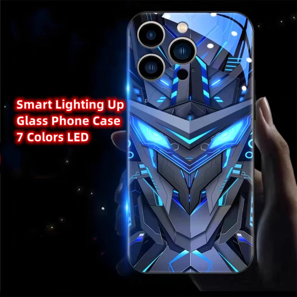 Premium Apple iPhone Case, MagSafe Compatible, Camera Lens and Screen Protection, Ultra Thin, Shockproof, Magnetic, Full All Around Protection, LED Glowing Armor Cover