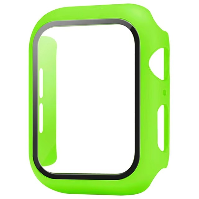 Premium Glass Screen Protector with Case Cover – Full Coverage Shockproof Protective Shell for 38mm to 45mm Smartwatch