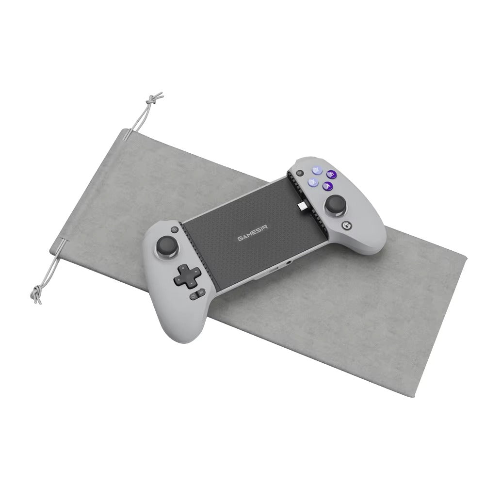 Premium Mobile Game Controller for iPhone, Hall Effect Joystick Gamepad, Wireless Stretchable Design for Apple Devices and Cloud Gaming
