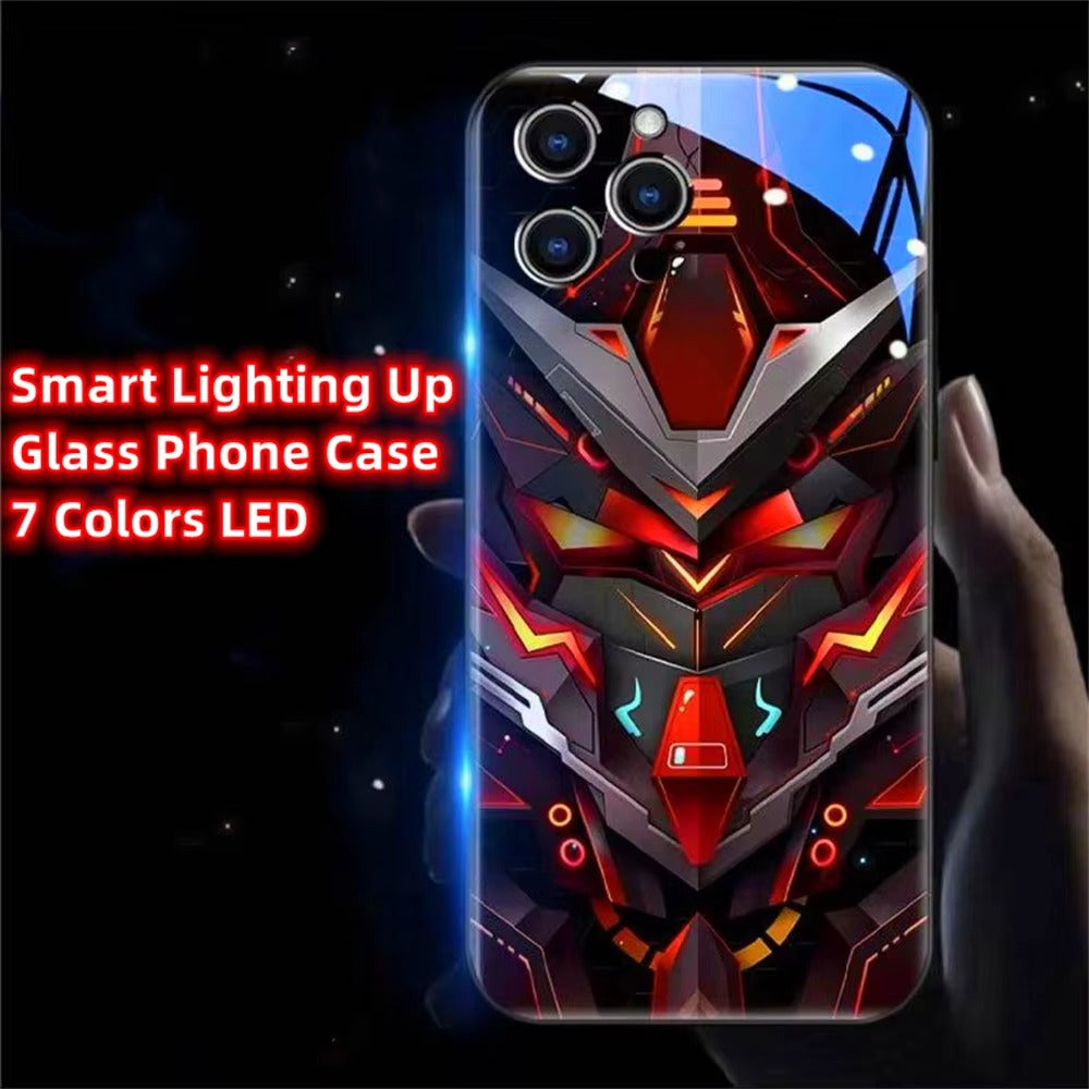 Premium Apple iPhone Case, MagSafe Compatible, Camera Lens and Screen Protection, Ultra Thin, Shockproof, Magnetic, Full All Around Protection, LED Glowing Armor Cover