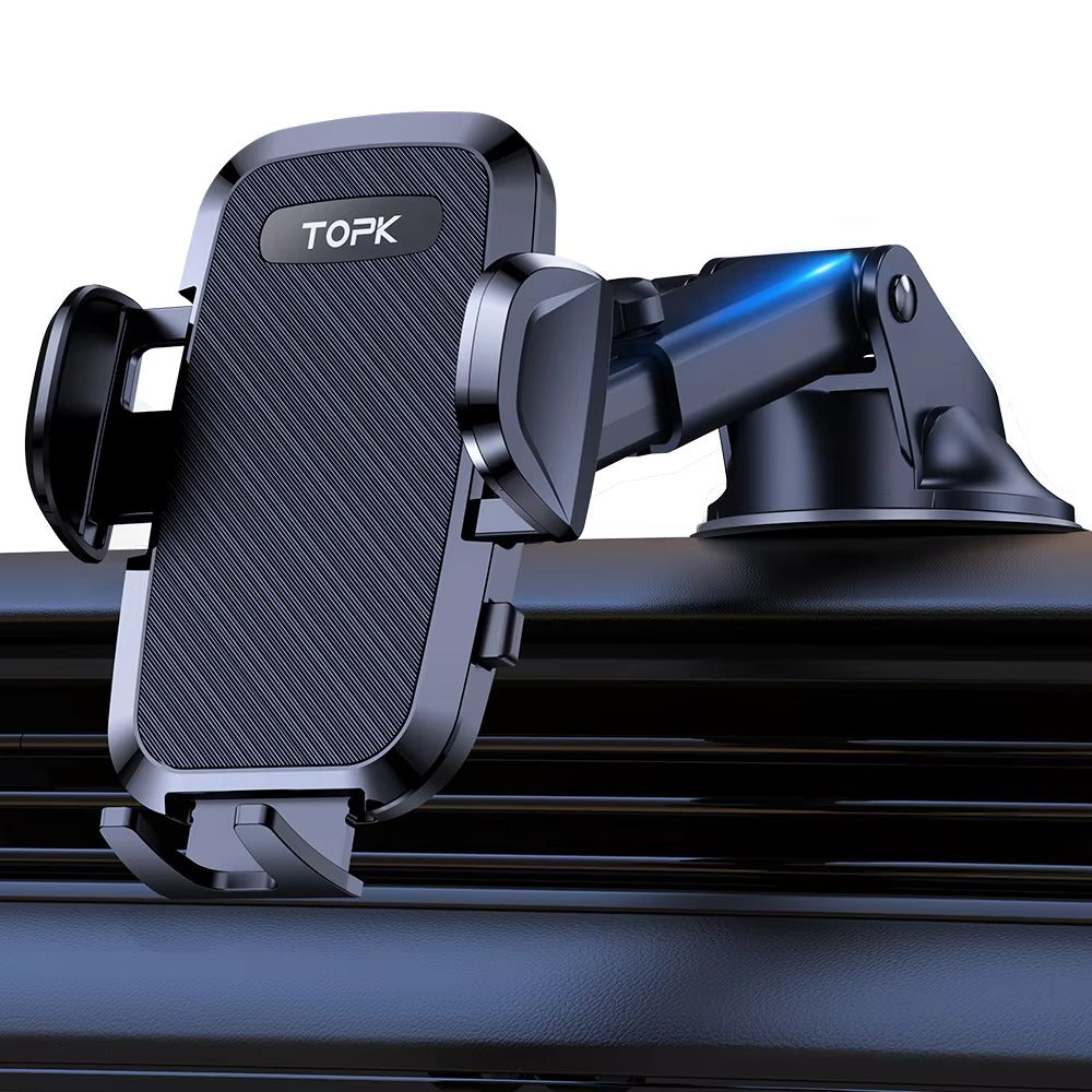 High Quality Universal Car Phone Holder – 360° Rotating Vent Mount with Hook Clip,  Apple iPhone Devices