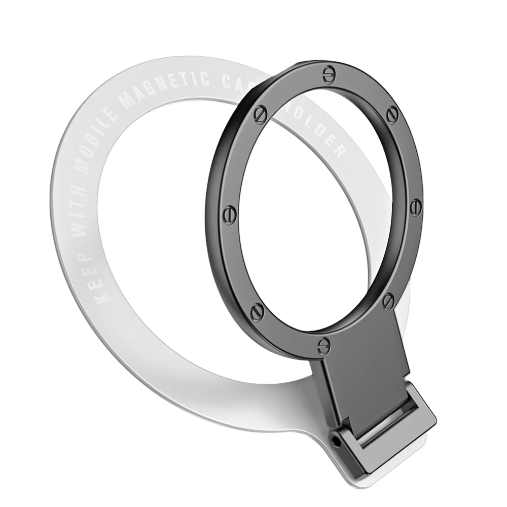 Premium, Magnetic Phone Ring Holder for MagSafe – Detachable, 360° Rotating Grip Stand, Compatible with Apple iPhone