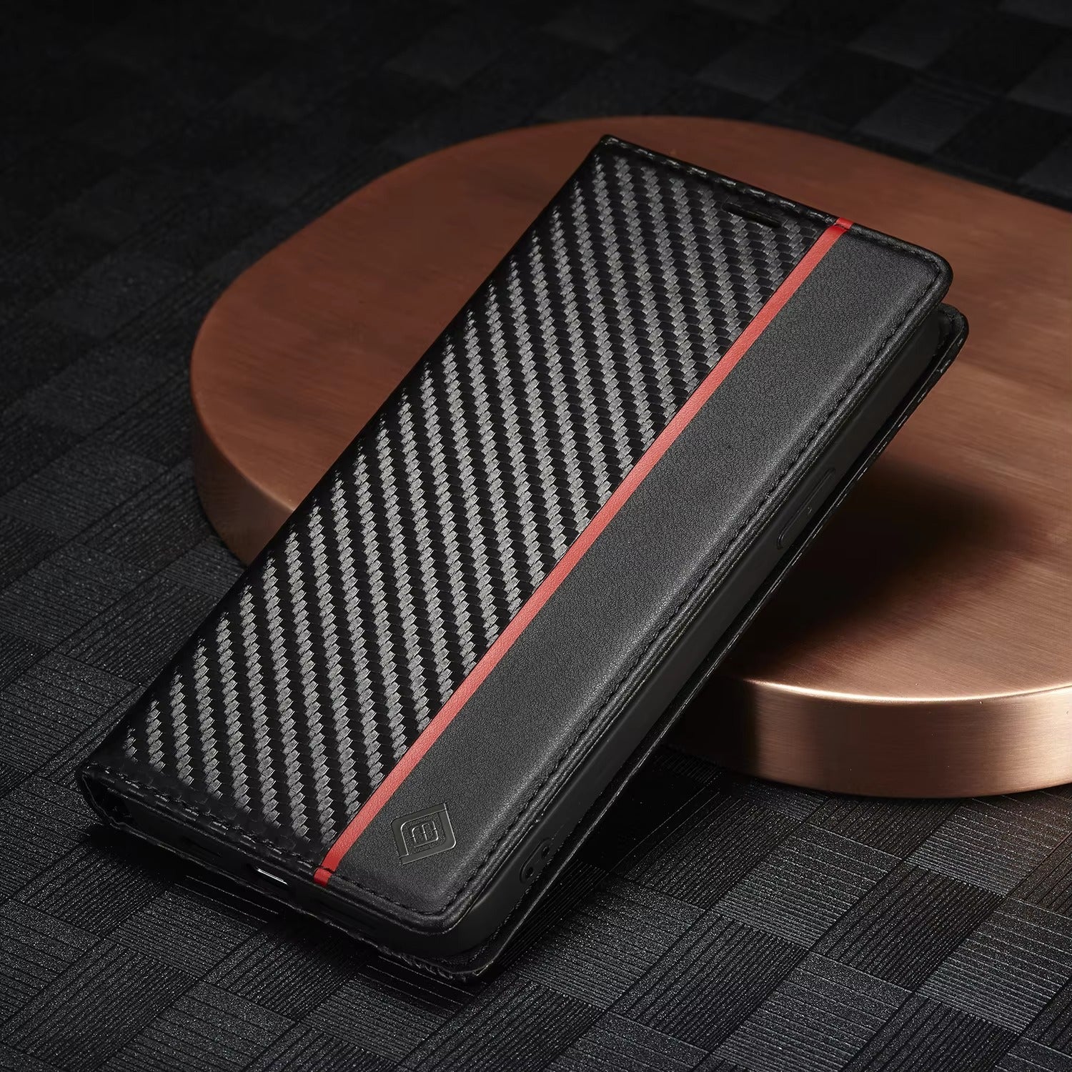 Luxury Carbon Fiber Apple iPhone Case, MagSafe Compatible, Ultra Thin Magnetic Shockproof Full Cover 