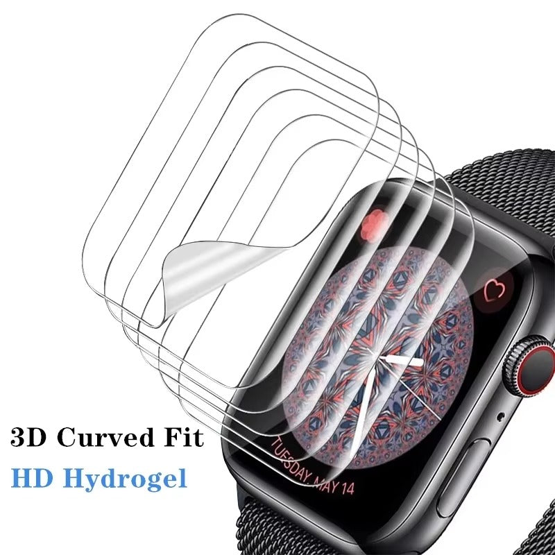 Premium HD Screen Protector for Apple Watch – Full Coverage Scratch-Resistant Film Guard, Easy Install Glass Shield for 40mm to 45mm Apple Smartwatch