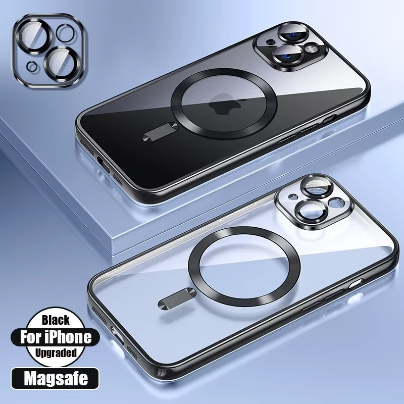Luxury Desert Gold MagSafe iPhone Case - Magnetic Wireless Charging, Electroplated Bumper, Durable Cover | Case for iPhone