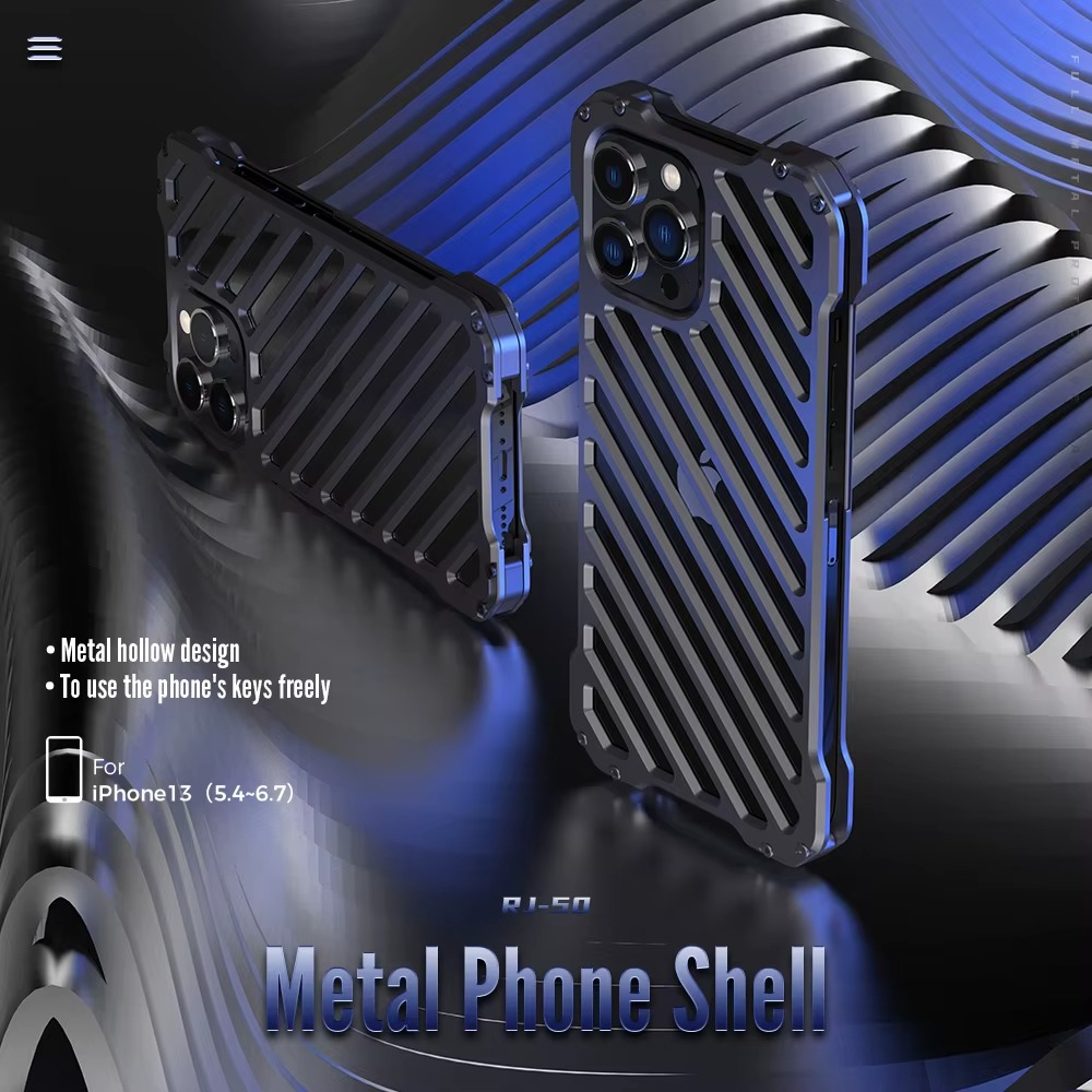 Premium Apple iPhone Case, MagSafe Compatible, Camera Lens and Screen Protection, Ultra Thin, Shockproof, Magnetic, Full All Around Protection, Heavy Duty Alloy Shell