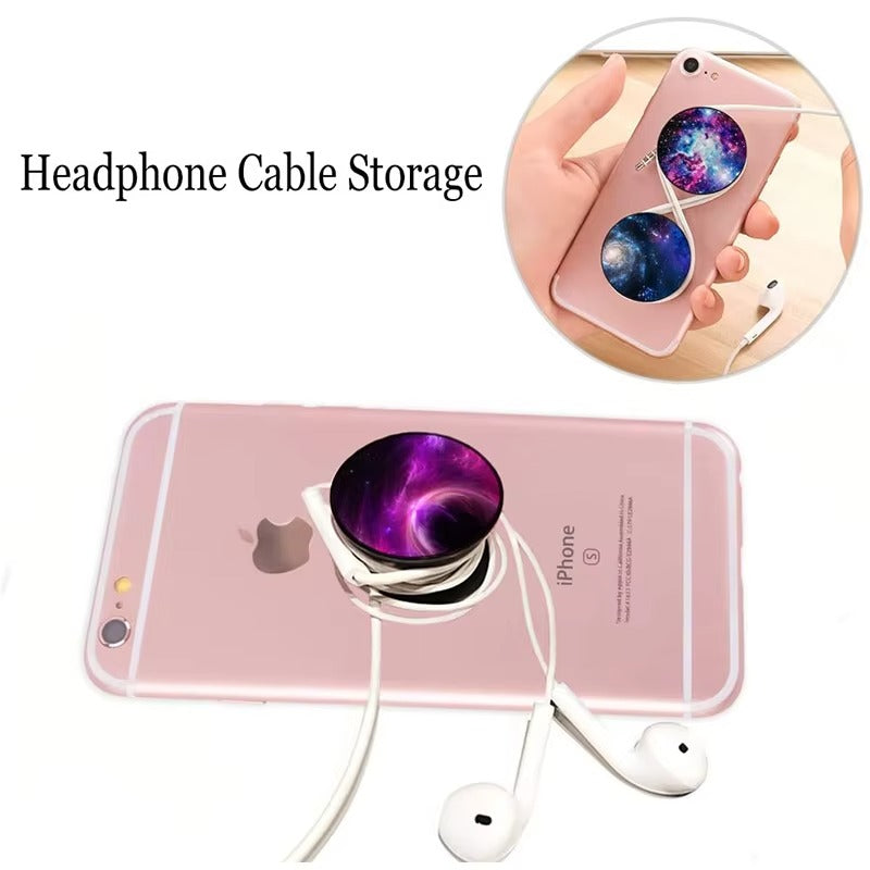Luxury, Foldable Phone Ring Holder – 360°, Rotating Finger Grip, Bracket Socket Mount App iPhone, and Other Mobile Phones
